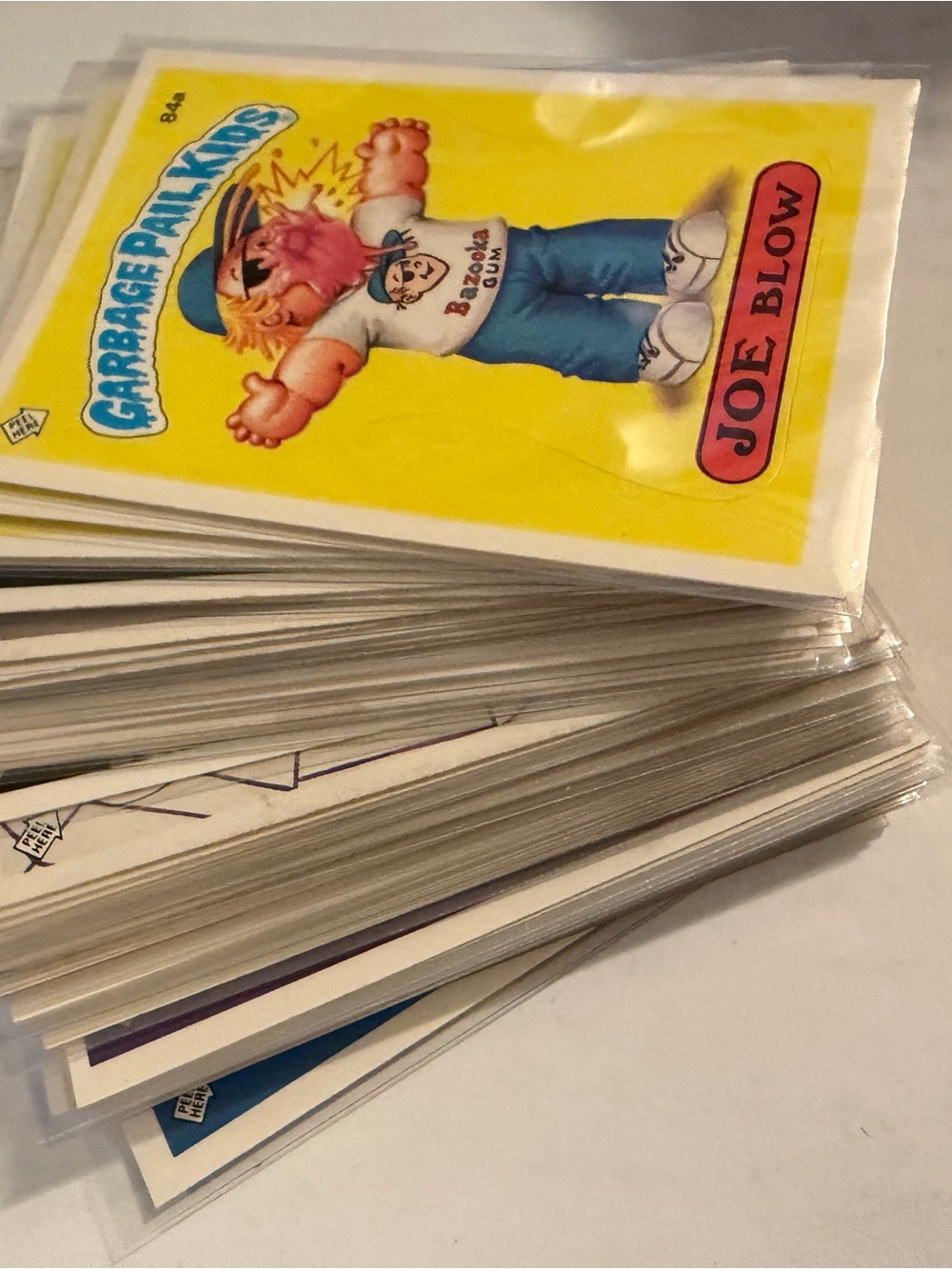 Vintage 1986 Garbage Pail Kids Series 3 Lot - 63 Cards Sequential Lot